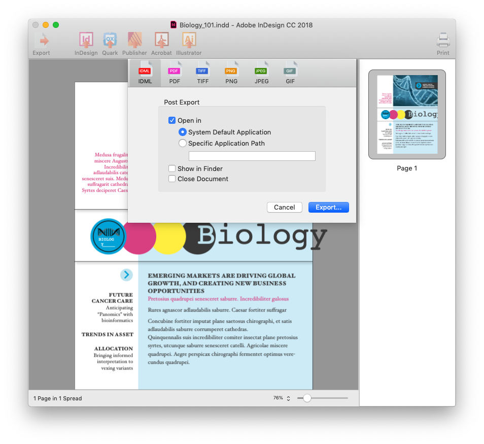 best pdf maker mac os 10.13.4 for multi page pdf from indesign cs6